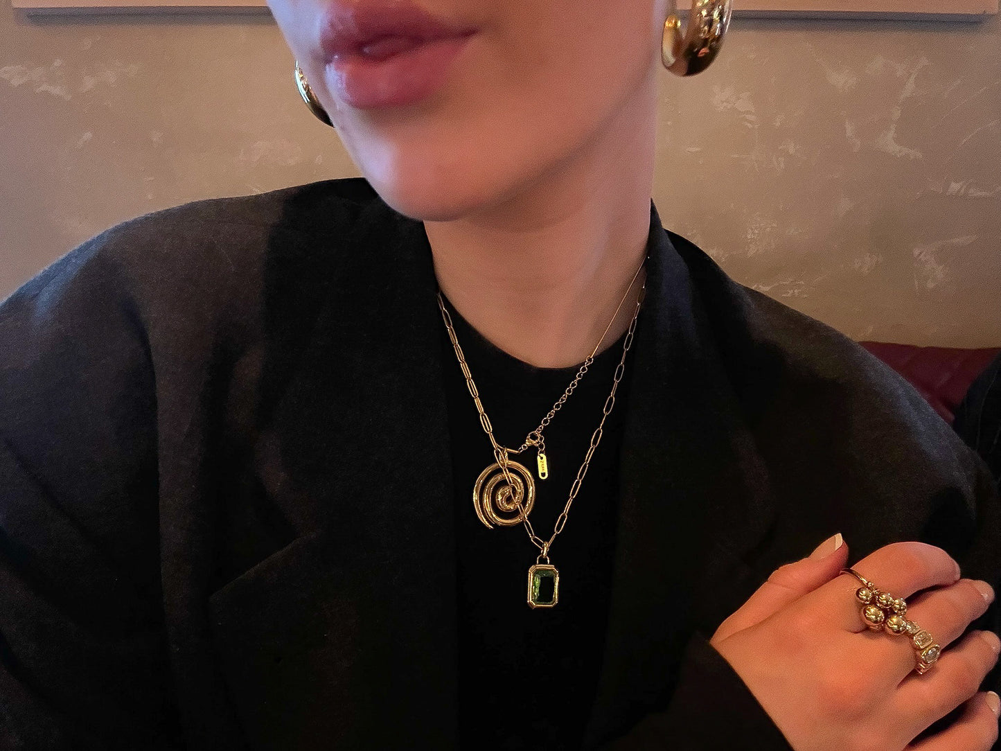 Green ruby ketting